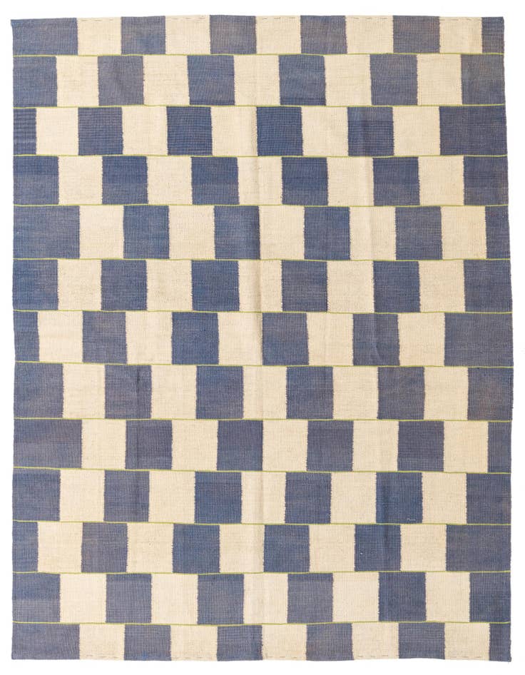 Detail image of 5' 10 x 7' 6 Hand Woven Kilim Modern Wool Rug