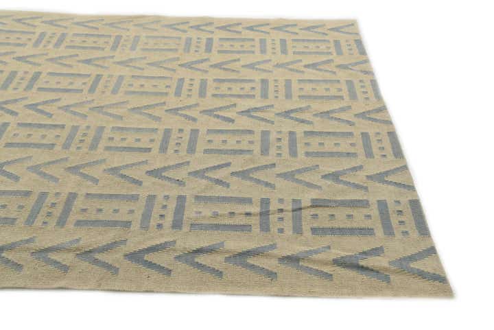 5' x 6' 6 Hand Woven Kilim Modern Wool Rug