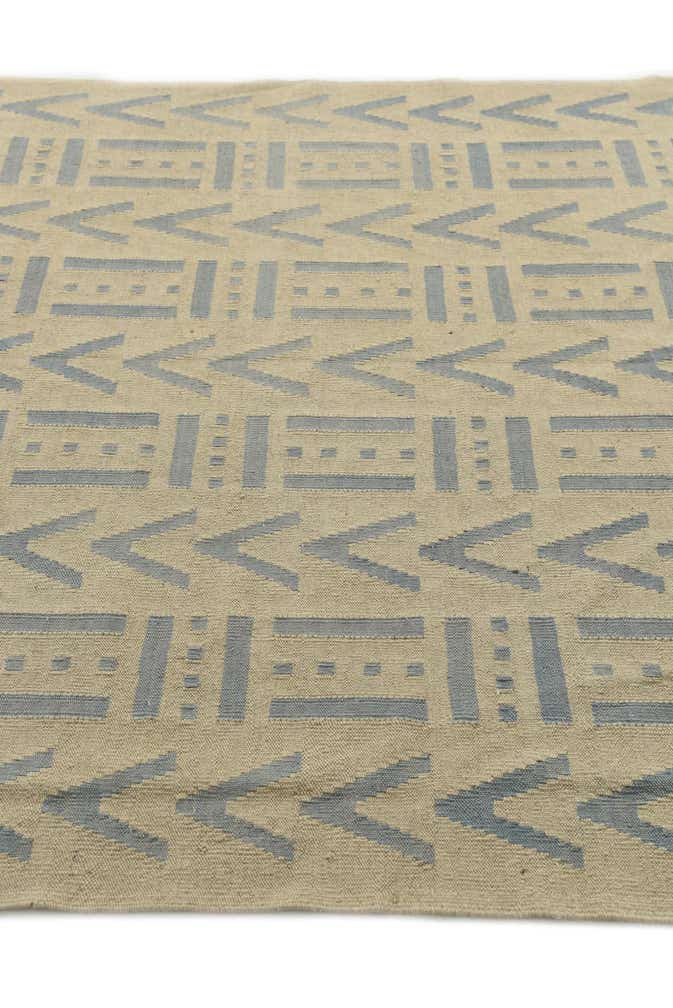 5' x 6' 6 Hand Woven Kilim Modern Wool Rug