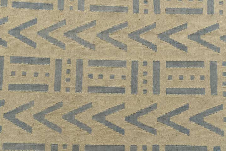 5' x 6' 6 Hand Woven Kilim Modern Wool Rug