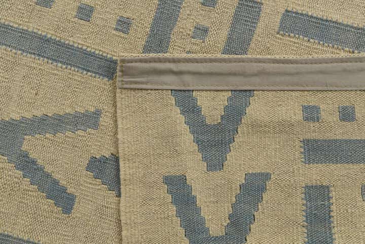 5' x 6' 6 Hand Woven Kilim Modern Wool Rug