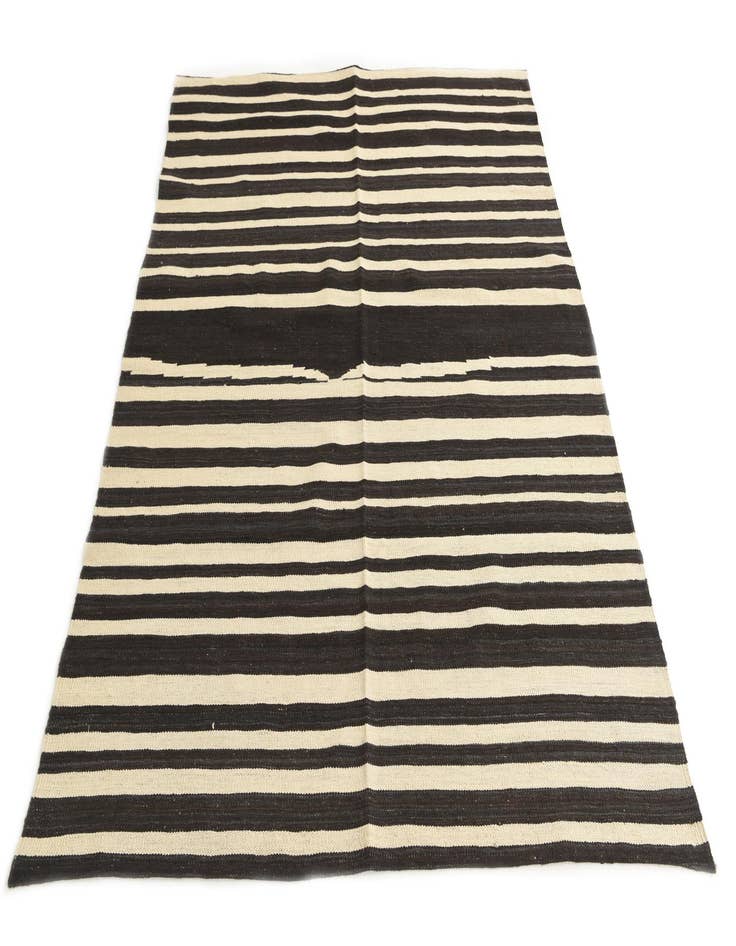 Detail image of 5' x 6' 5  Hand Woven Kilim Modern Wool Rug