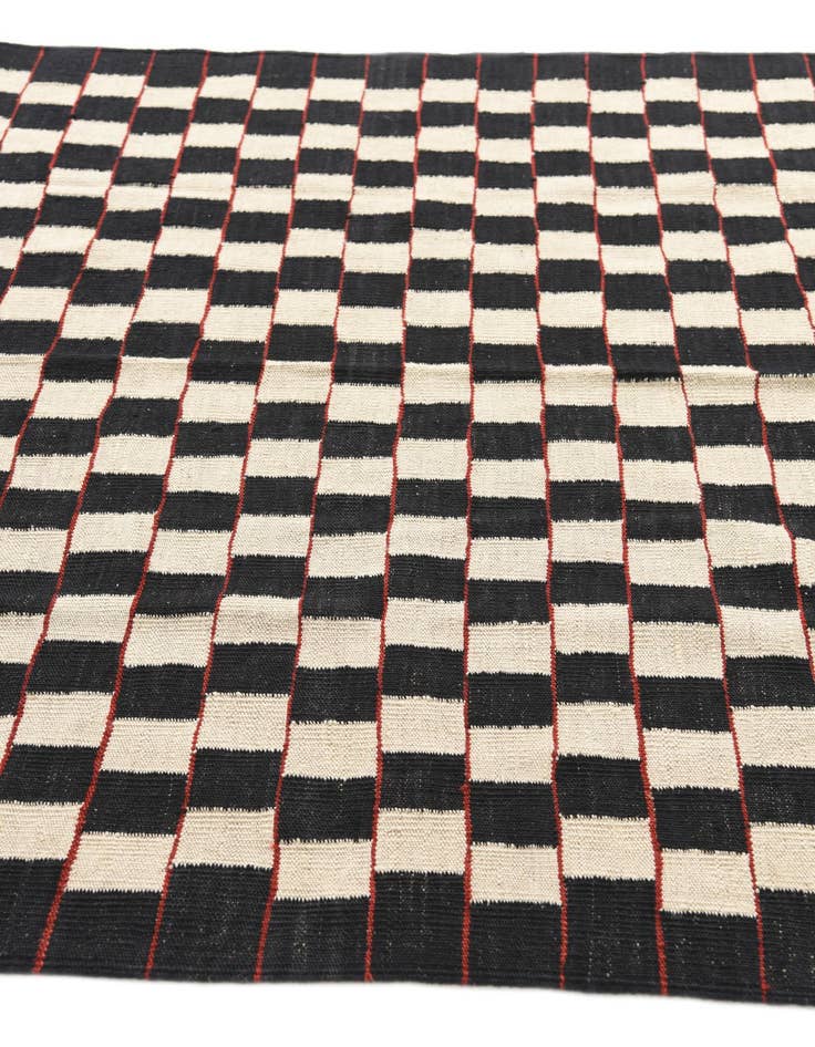 Detail image of 5' x 6' 4  Hand Woven Kilim Modern Wool Rug