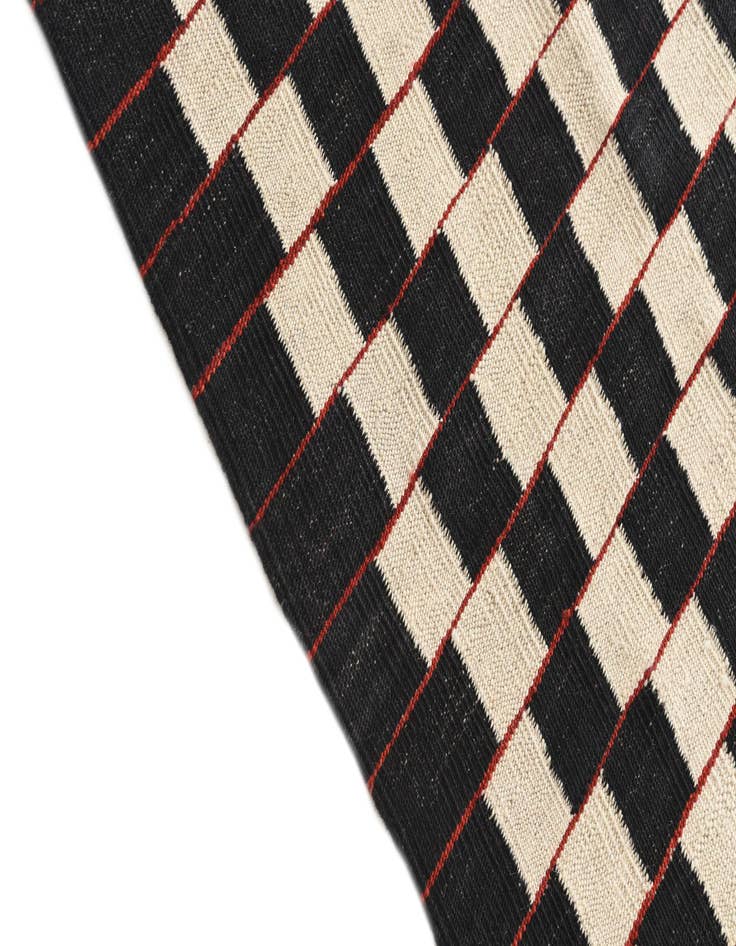 Detail image of 5' x 6' 4  Hand Woven Kilim Modern Wool Rug