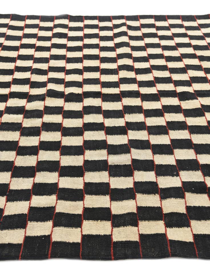 Detail image of 5' 8 x 7' 6  Hand Woven Kilim Modern Wool Rug