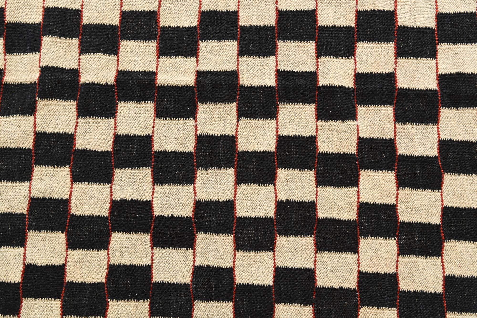 5' 8 x 7' 6 Hand Woven Kilim Modern Wool Rug