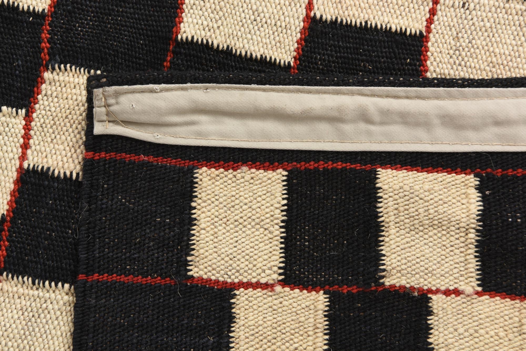 5' 8 x 7' 6 Hand Woven Kilim Modern Wool Rug