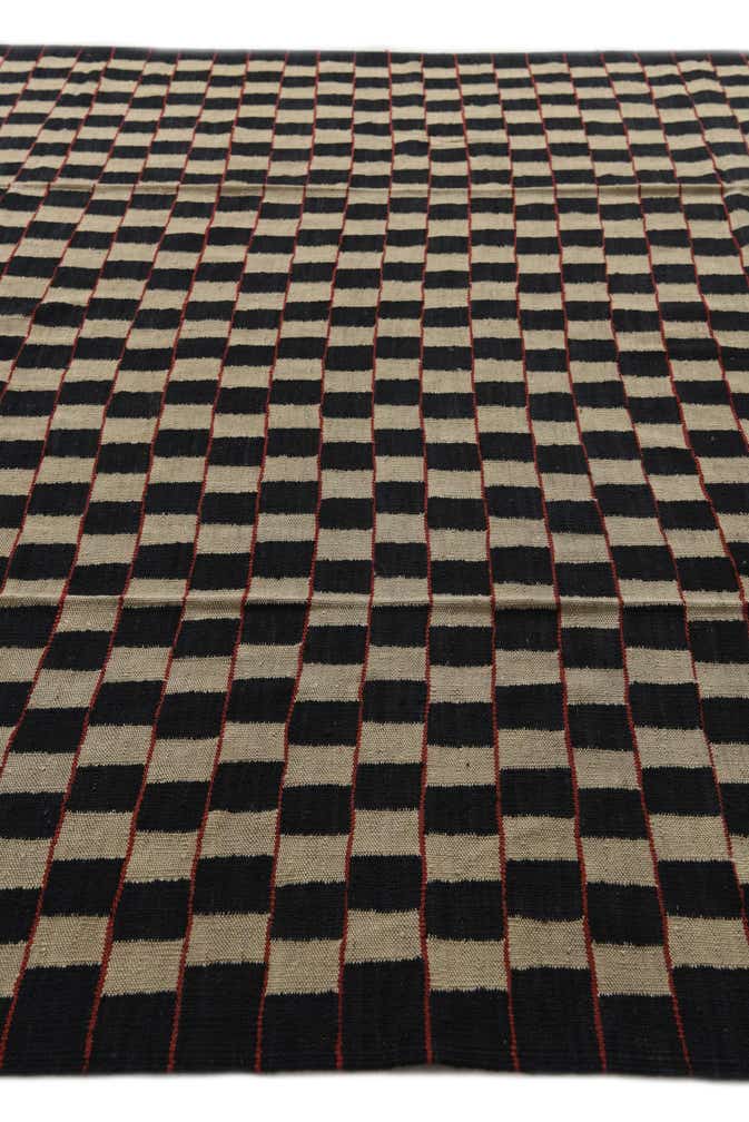 8' x 9' 7 Hand Woven Kilim Modern Wool Rug