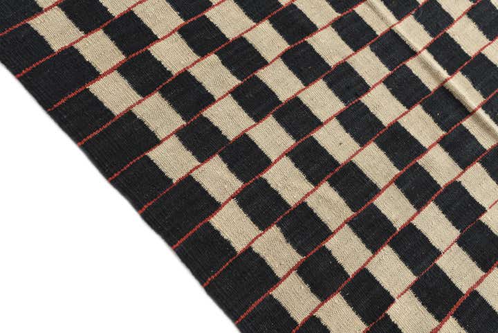 8' x 9' 7 Hand Woven Kilim Modern Wool Rug