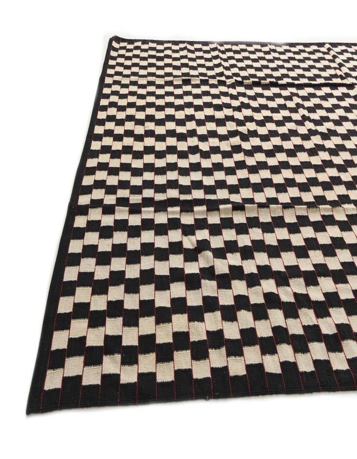 Detail image of 8' 4 x 11' 4  Hand Woven Kilim Modern Wool Rug