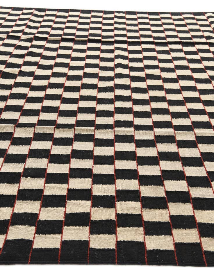 Detail image of 8' 4 x 11' 4  Hand Woven Kilim Modern Wool Rug