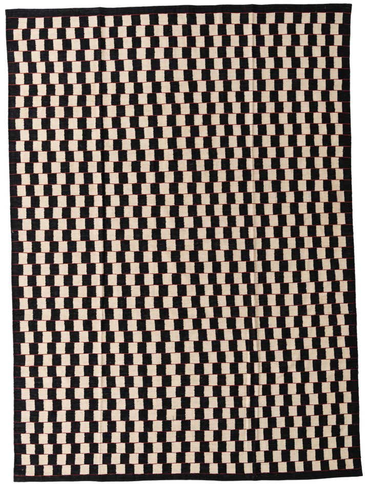 8' 4 x 11' 4 Hand Woven Kilim Modern Wool Rug