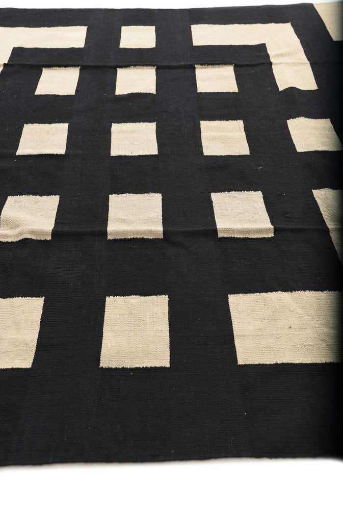 8' 4 x 9' 7 Hand Woven Kilim Modern Wool Rug