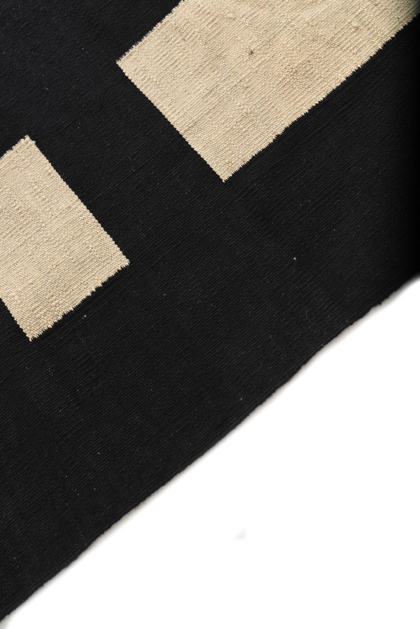 8' 4 x 9' 7 Hand Woven Kilim Modern Wool Rug