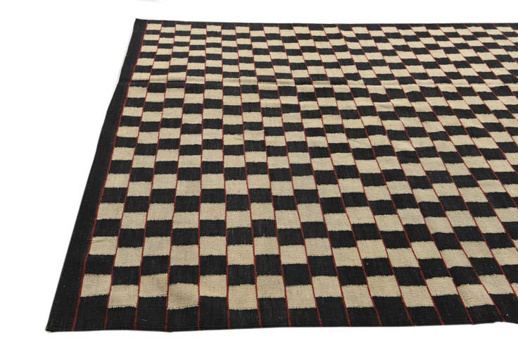 Detail image of 5' 8 x 7' 7 Hand Woven Kilim Modern Wool Rug