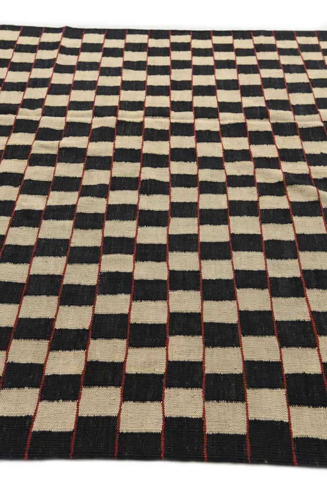 5' 8 x 7' 7 Hand Woven Kilim Modern Wool Rug