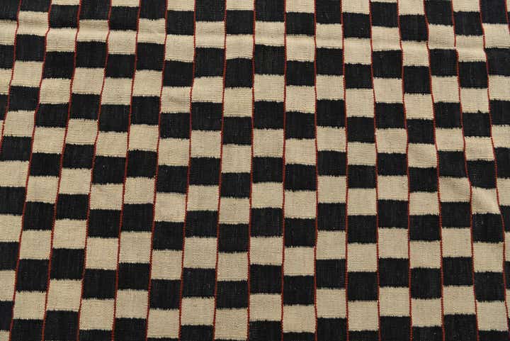 5' 8 x 7' 7 Hand Woven Kilim Modern Wool Rug