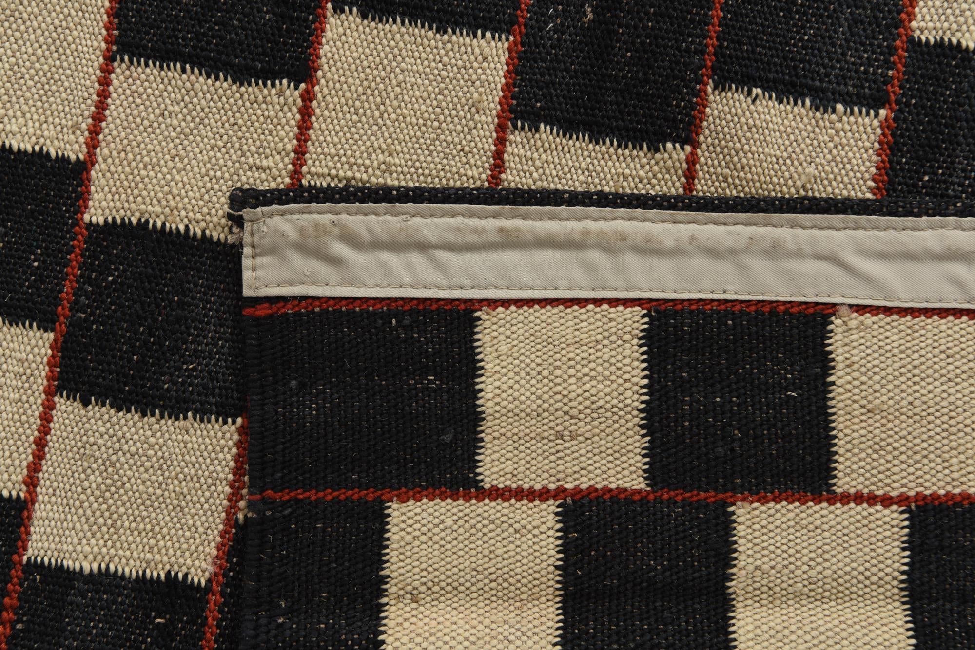 5' 8 x 7' 7 Hand Woven Kilim Modern Wool Rug