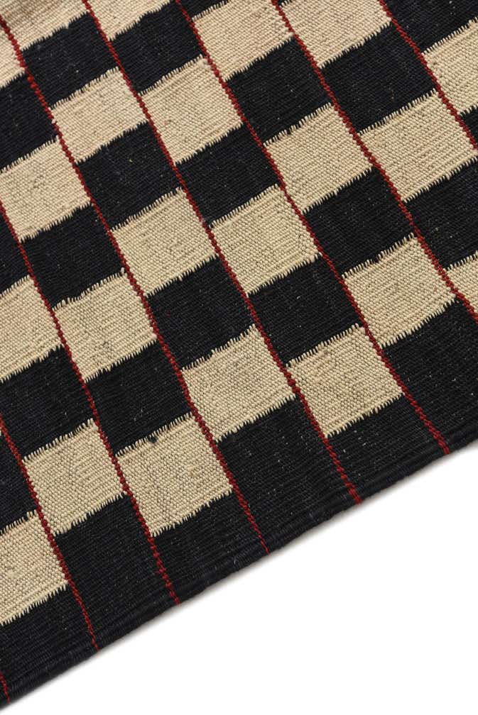 4' 10 x 6' 2 Hand Woven Kilim Modern Wool Rug