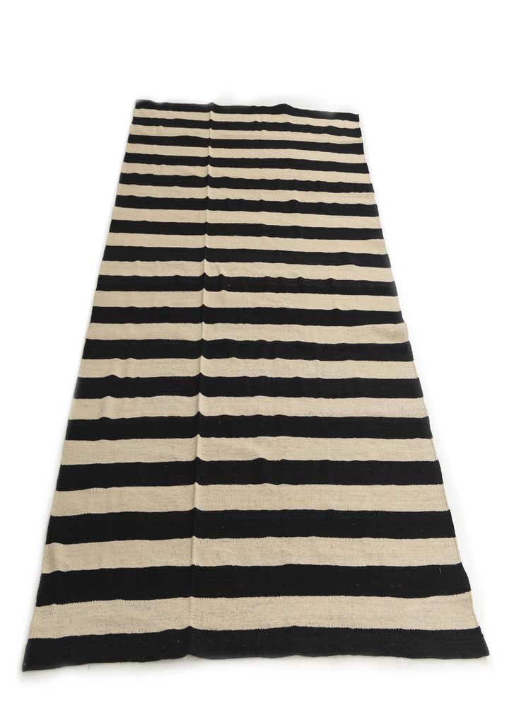 5' 7 x 7' 9 Hand Woven Kilim Modern Wool Rug