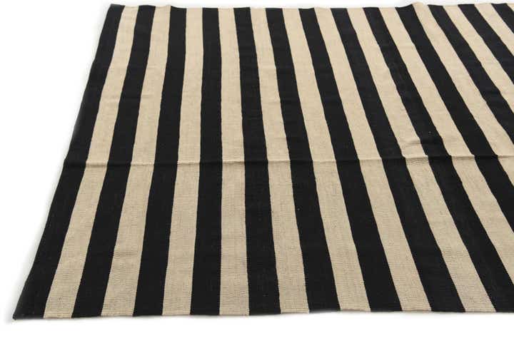 5' 7 x 7' 9 Hand Woven Kilim Modern Wool Rug