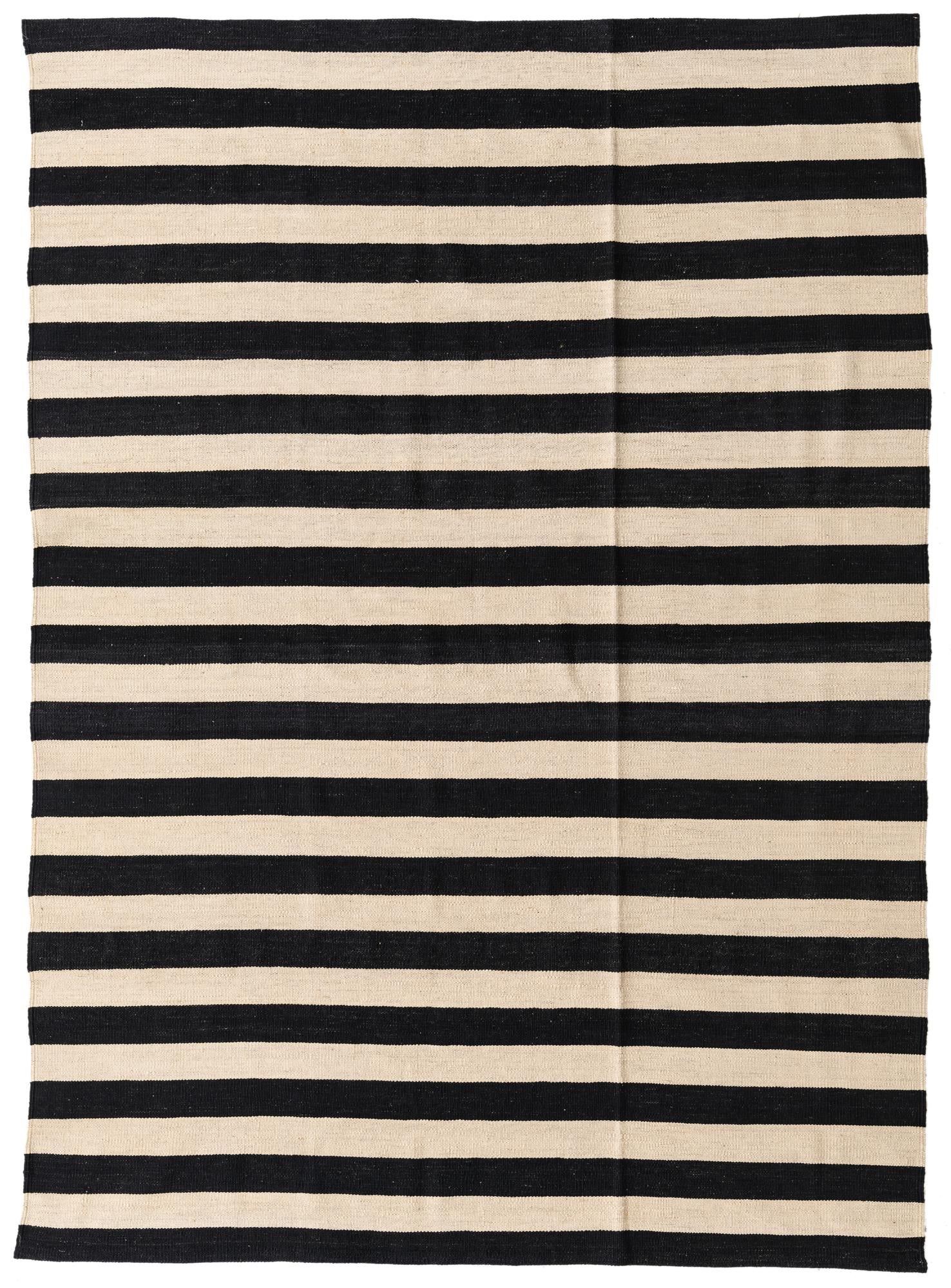 5' 7 x 7' 9 Hand Woven Kilim Modern Wool Rug