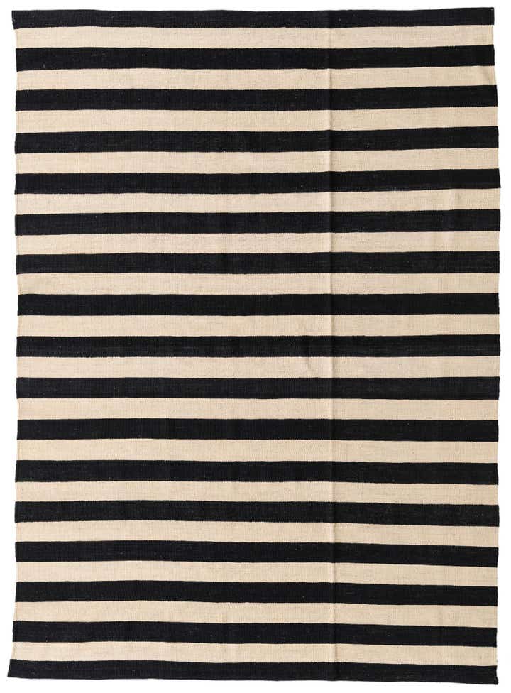 5' 7 x 7' 9 Hand Woven Kilim Modern Wool Rug
