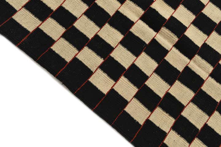 4' 9 x 6' 4 Hand Woven Kilim Modern Wool Rug