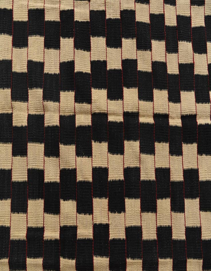 Detail image of 4' 3 x 5' 8  Hand Woven Kilim Modern Wool Rug