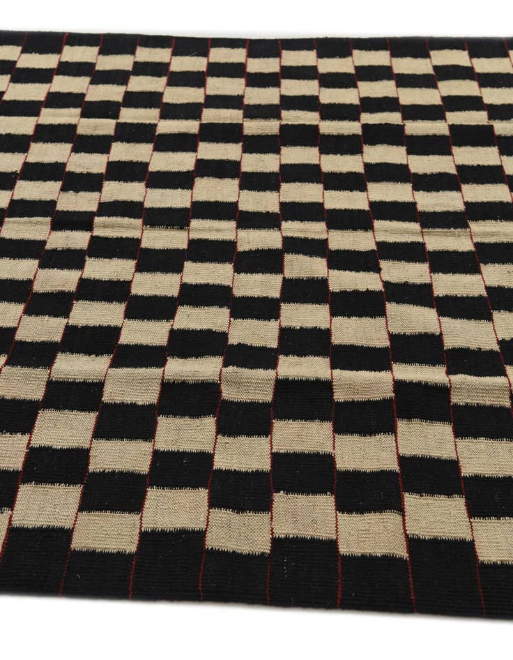 Detail image of 5' x 6' 3  Hand Woven Kilim Modern Wool Rug