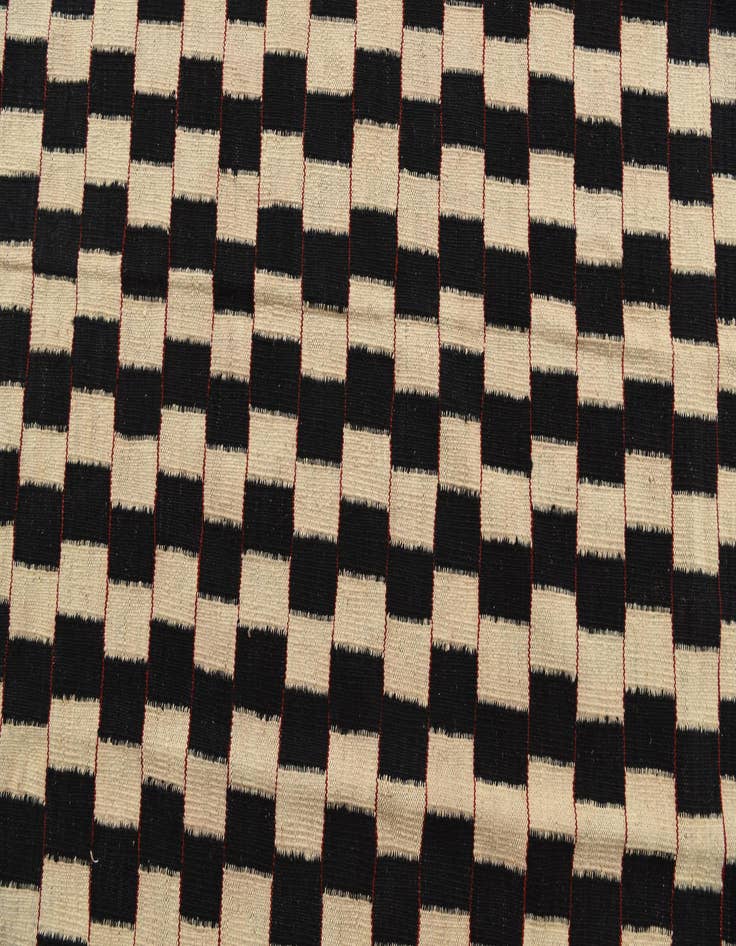 Detail image of 5' x 6' 3  Hand Woven Kilim Modern Wool Rug