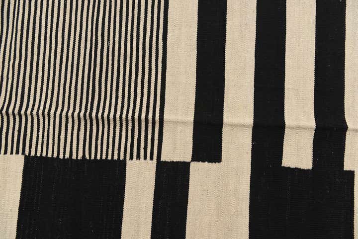 8' 2 x 9' 8 Hand Woven Kilim Modern Wool Rug