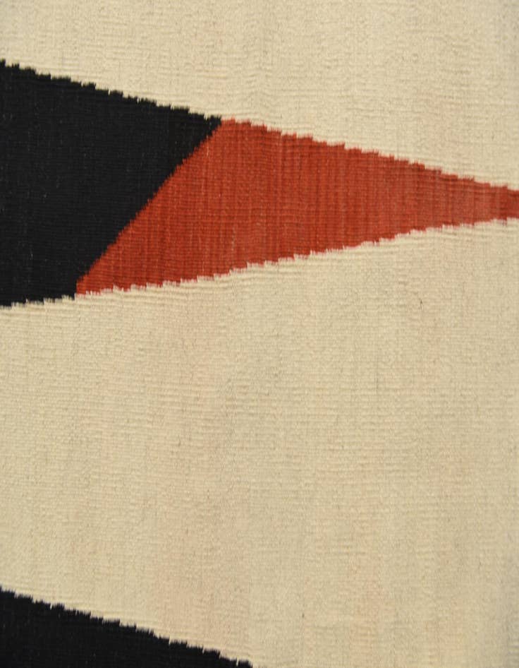 Detail image of 6' x 7' 9  Hand Woven Kilim Modern Wool Rug