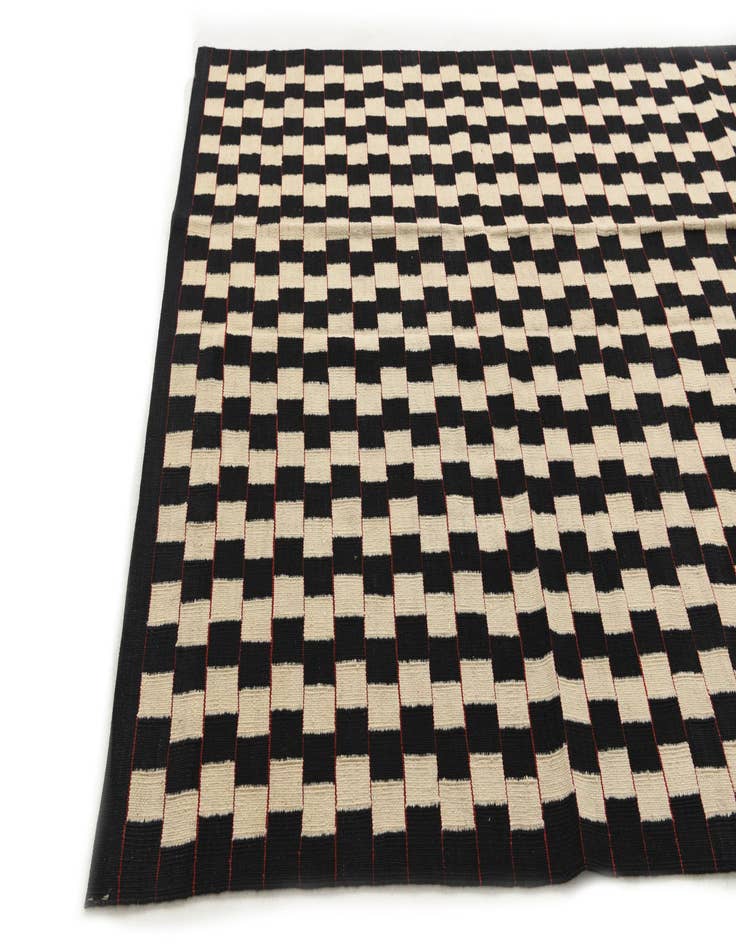 Detail image of 5' 8 x 7' 8  Hand Woven Kilim Modern Wool Rug
