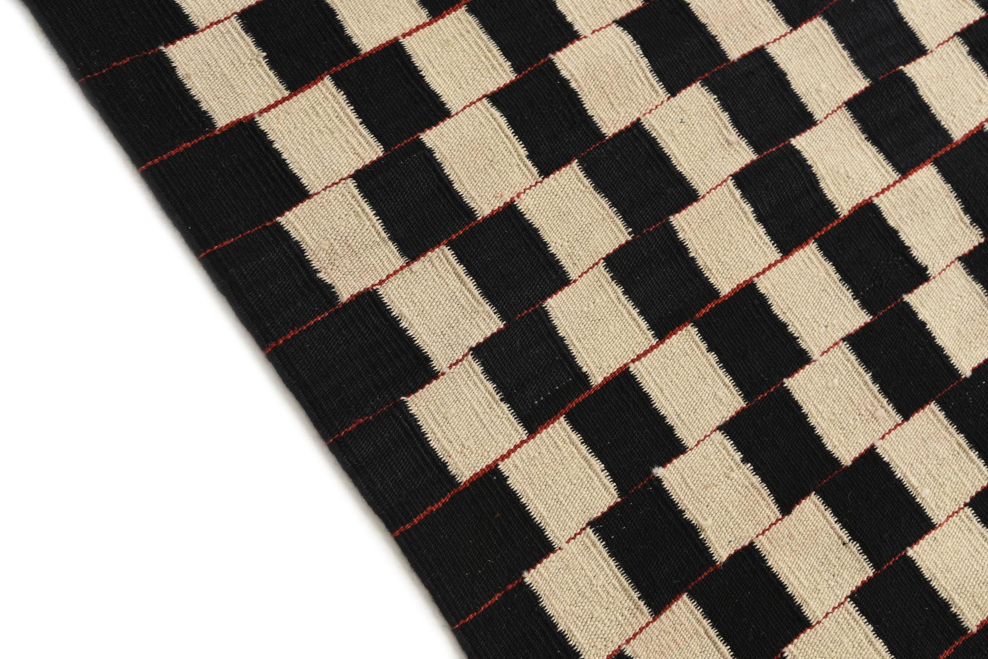 5' 8 x 7' 8 Hand Woven Kilim Modern Wool Rug