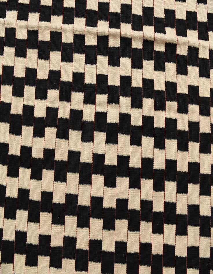 Detail image of 5' 8 x 7' 8  Hand Woven Kilim Modern Wool Rug