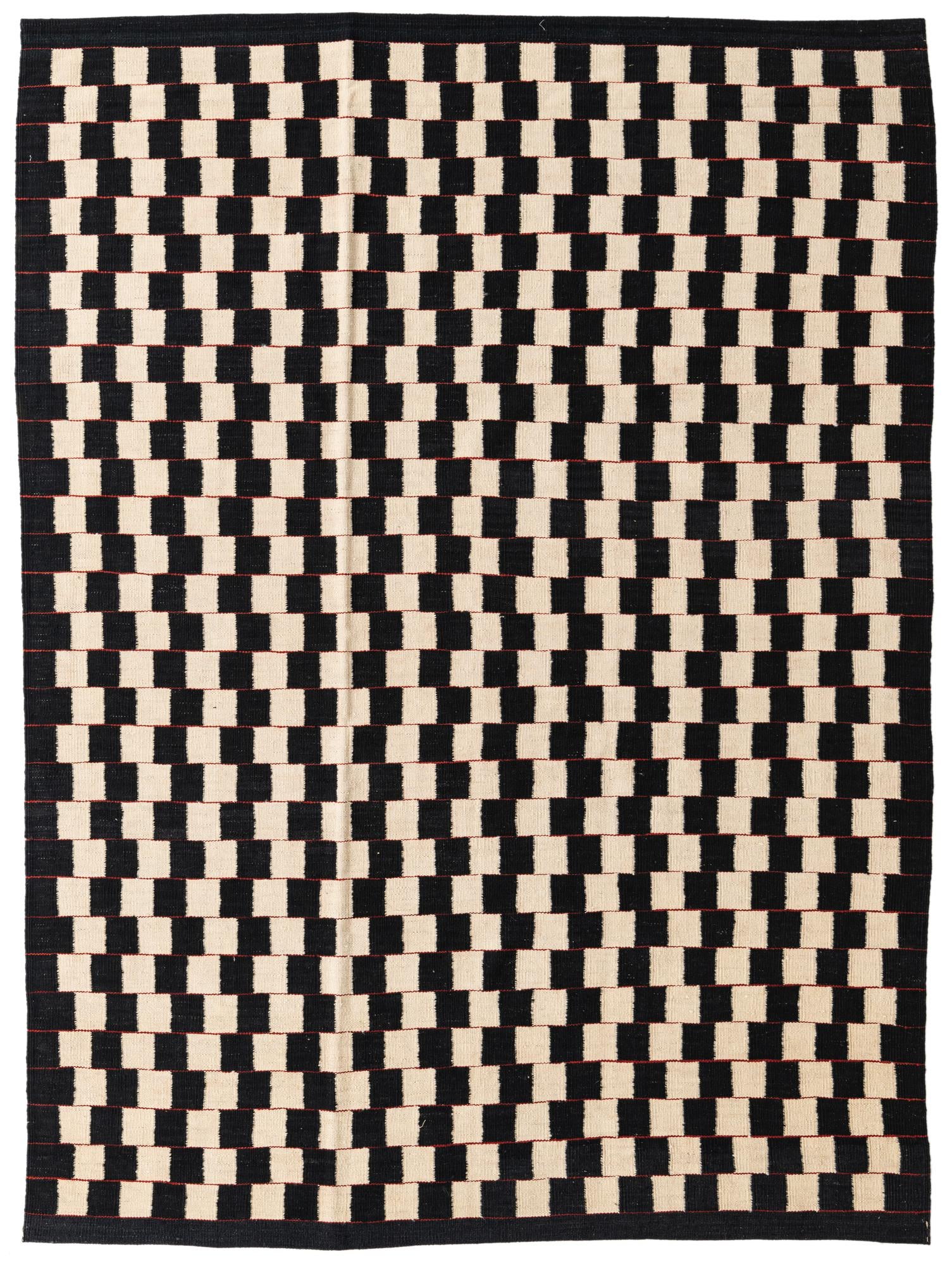5' 8 x 7' 8 Hand Woven Kilim Modern Wool Rug
