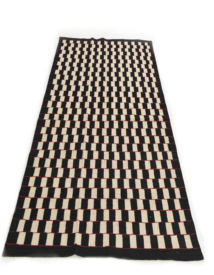 Detail image of 5' 9 x 7' 8  Hand Woven Kilim Modern Wool Rug