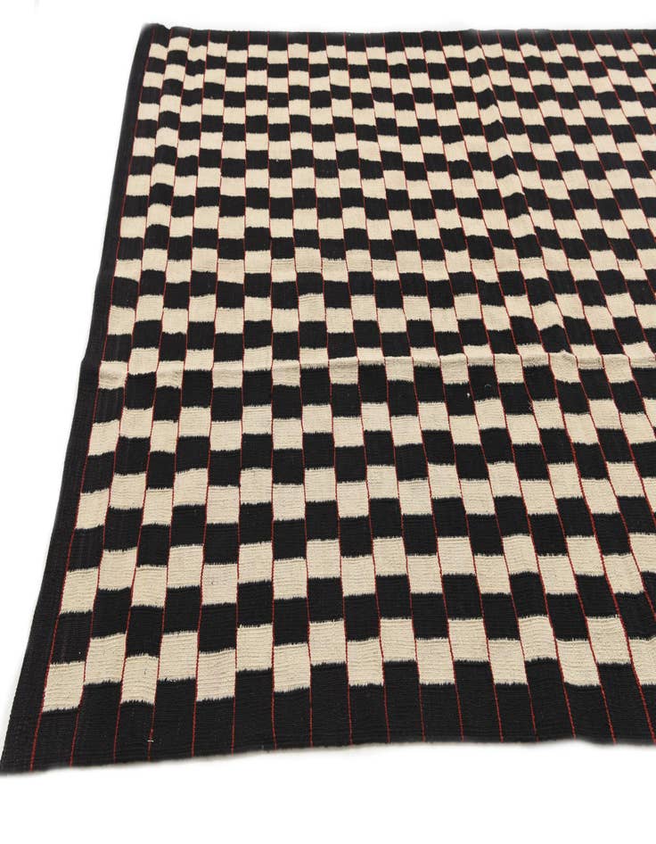 Detail image of 5' 9 x 7' 8  Hand Woven Kilim Modern Wool Rug