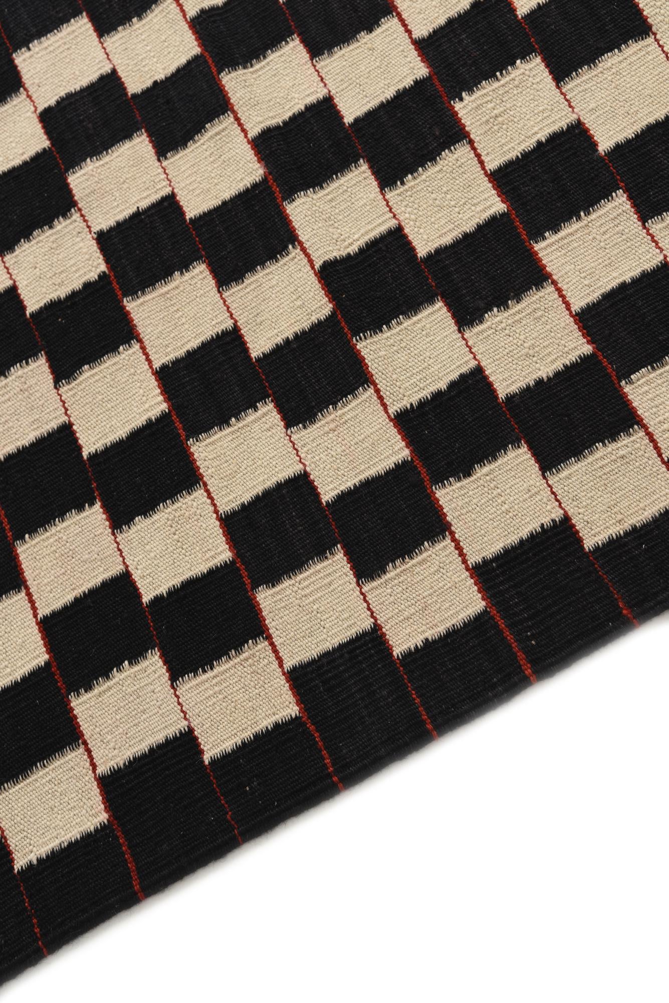 5' 8 x 7' 8 Hand Woven Kilim Modern Wool Rug
