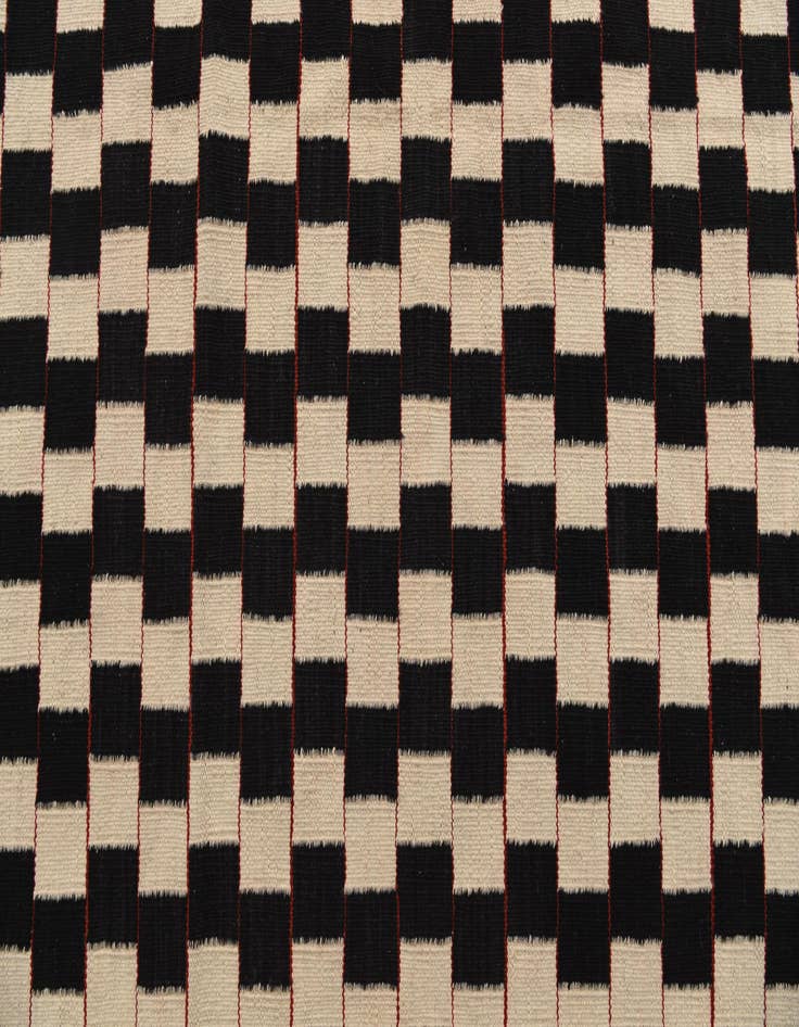 Detail image of 5' 8 x 7' 8  Hand Woven Kilim Modern Wool Rug