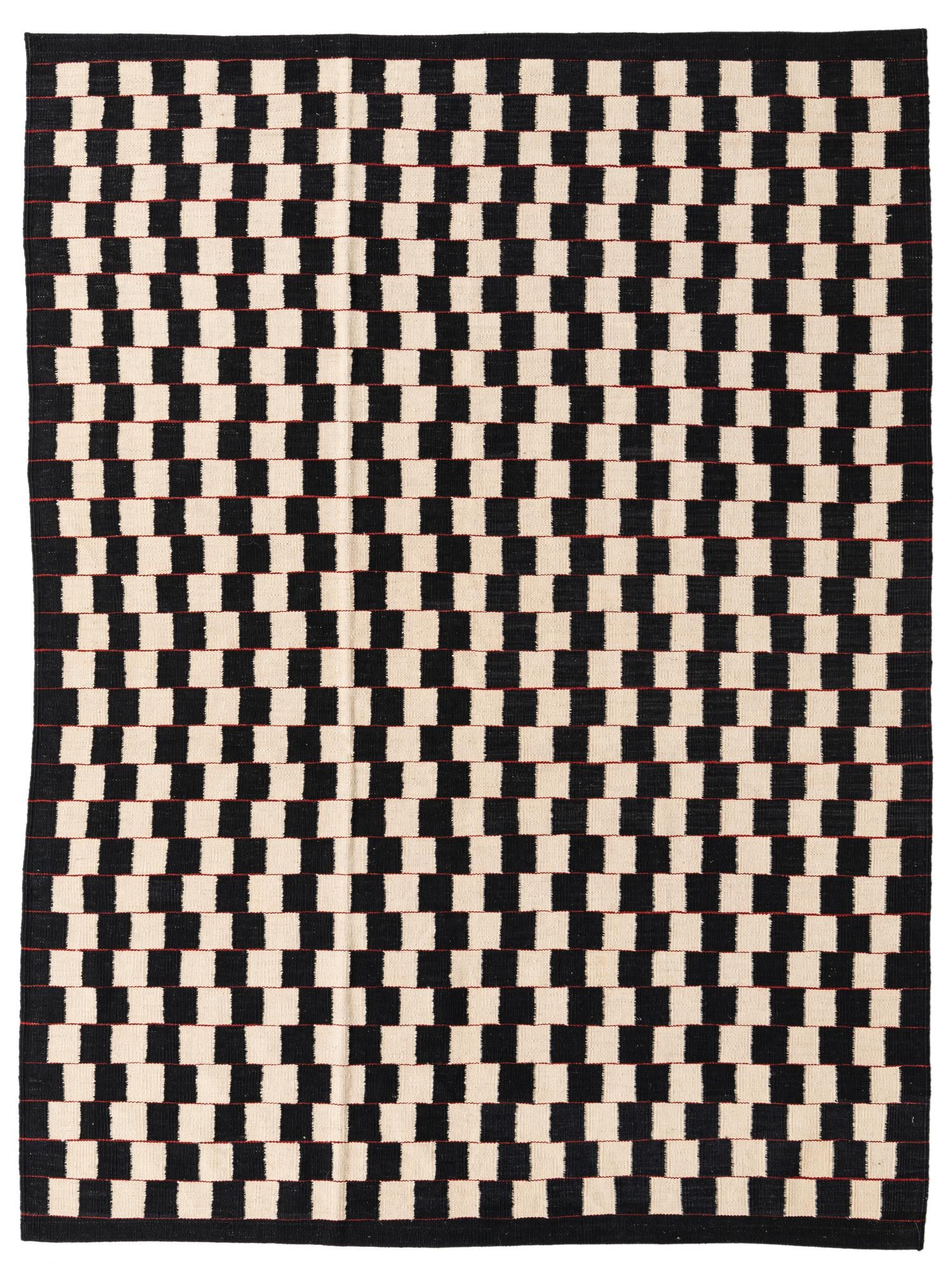 5' 8 x 7' 8 Hand Woven Kilim Modern Wool Rug