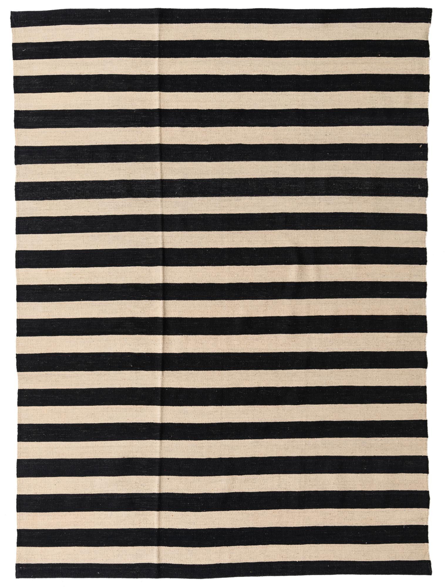 5' 7 x 7' 9 Hand Woven Kilim Modern Wool Rug