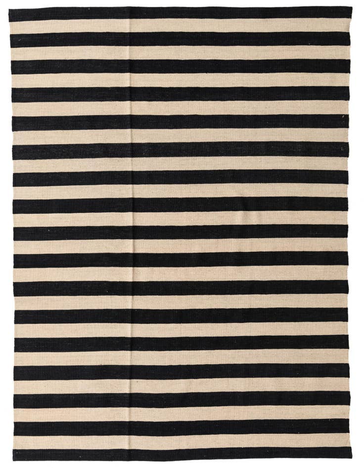 Detail image of 5' 7 x 7' 9 Hand Woven Kilim Modern Wool Rug