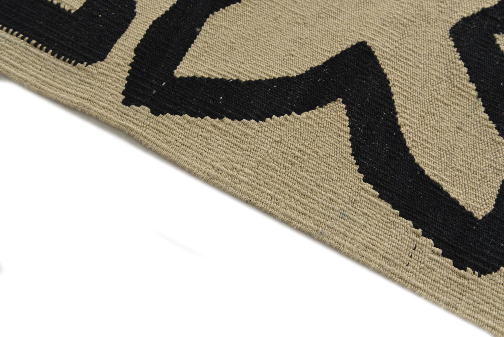 6' x 8' Hand Woven Kilim Modern Wool Rug