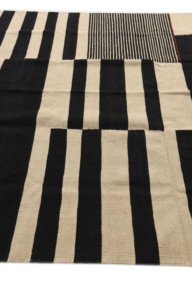 5' 10 x 7' 4 Hand Woven Kilim Modern Wool Rug