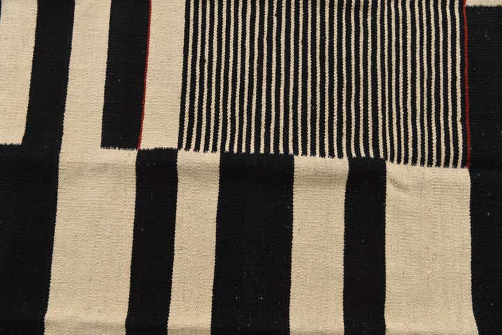 5' 10 x 7' 4 Hand Woven Kilim Modern Wool Rug