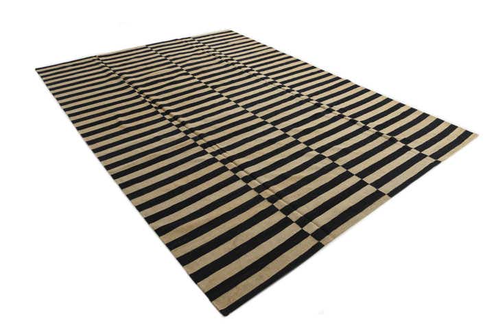 255cm x 345cm Handgewebt Kilim Modern Wolle Teppich