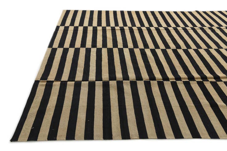 Detailansicht von 255cm x 345cm Handgewebt Kilim Modern Wolle Teppich
