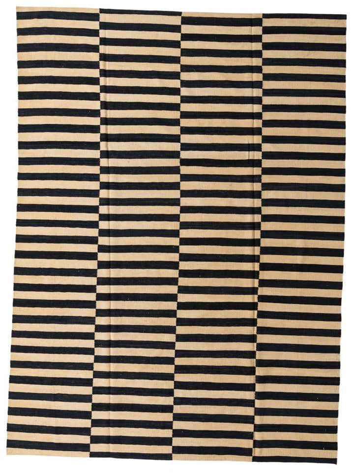 255cm x 345cm Handgewebt Kilim Modern Wolle Teppich
